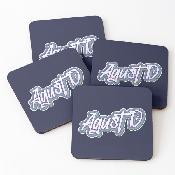 Item preview, BTS Bangtan Suga Min Yoongi Agust D nombre texto graffiti ejército | Morcaworks designed and sold by Morcawork.