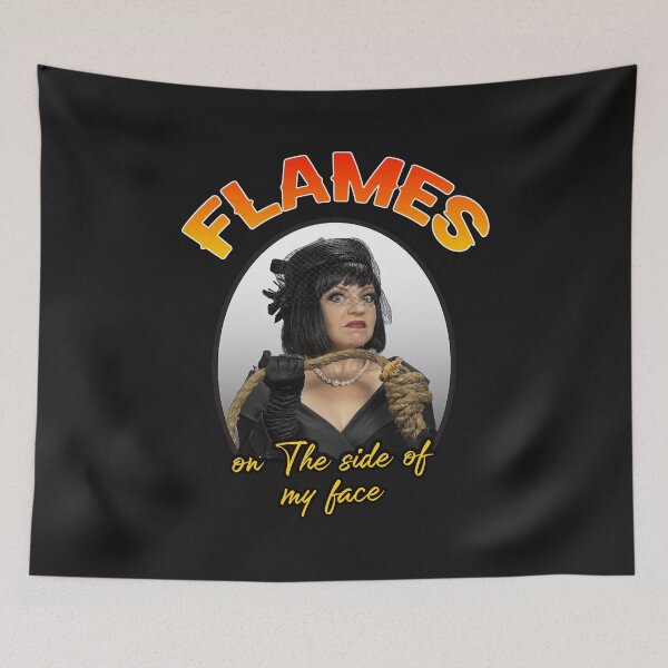 Item preview, Flames On The Side Of My Face designed and sold by fleapatterns.