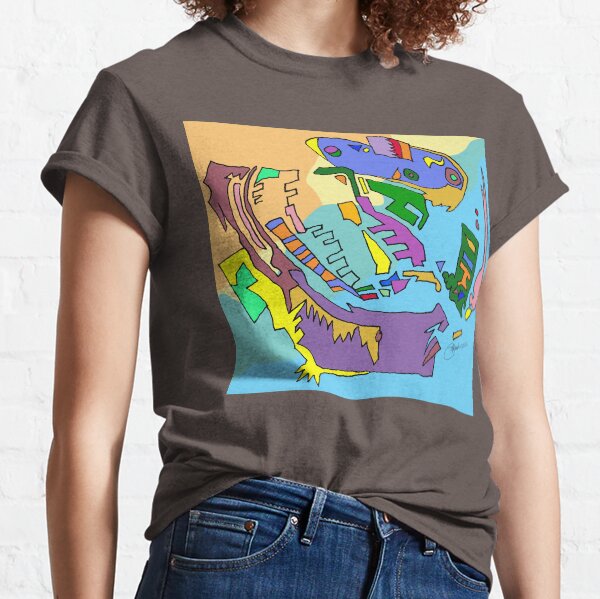 "Machine Shapes 01" Color Classic T-Shirt