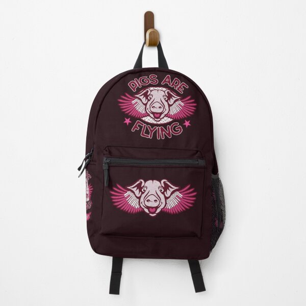 Item preview, The Pigs are Flying Nothing is Impossible Funny Motivational Swine Logo designed and sold by CRHPOD20.