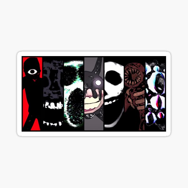 Unused Ambush from Roblox DOORS Game Character Sticker for Sale