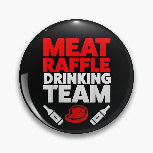 Artikelvorschau, Funny Meat Raffle Drinking Team Buffalo NY Minnesota T-Shirt entworfen und verkauft von Ortega-Blue.