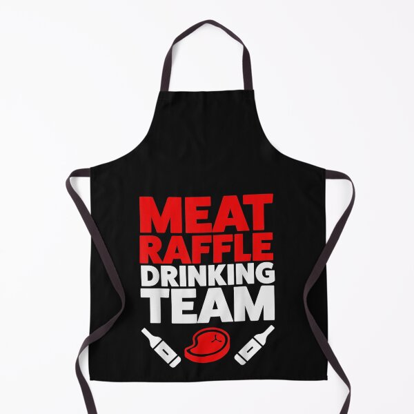 Item preview, Funny Meat Raffle Drinking Team Buffalo NY Minnesota T-Shirt designed and sold by Ortega-Blue.