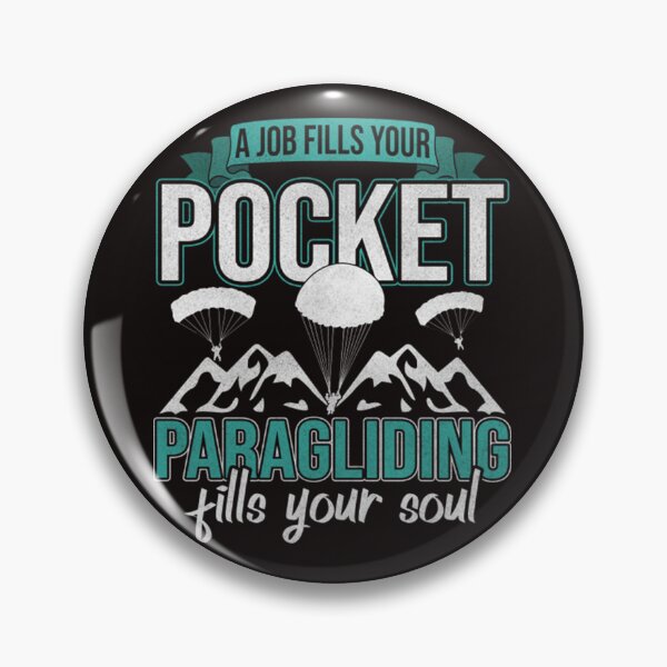 Item preview, Camiseta A Job Fills Pocket Paragliding Your Soul designed and sold by MableWalker.