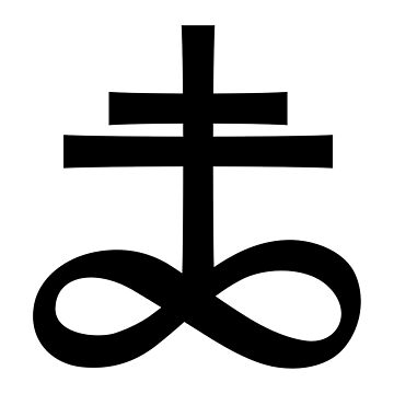 Artwork thumbnail, Infinity Cross (in black) by ANGELSONLY