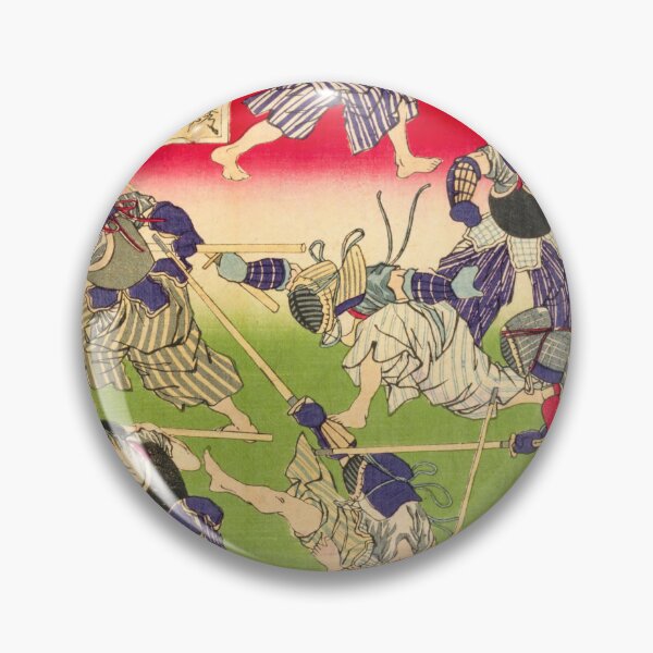 Item preview, Kendo Swordsmanship by Tsukioka Yoshitoshi (月岡芳年) _03 designed and sold by frederic Lecut.