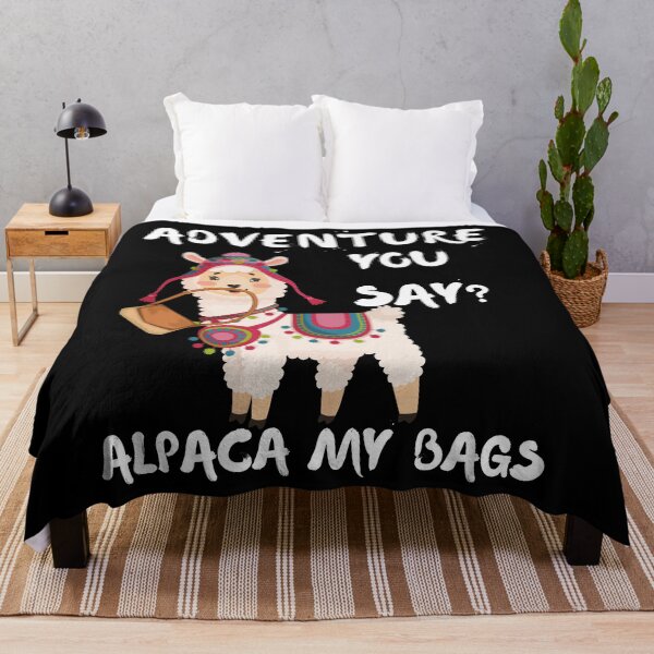 Item preview, Adventure You Say? Alpaca My Bags designed and sold by artfartzzz.