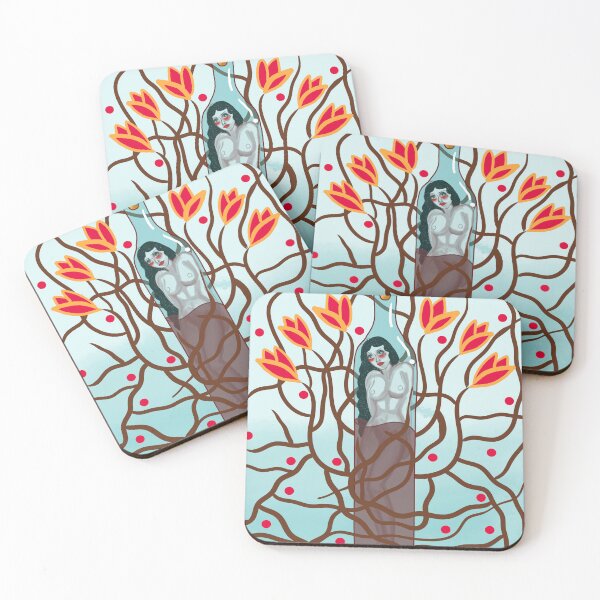 Item preview, The girl in the bottle designed and sold by CheekyLimpet.