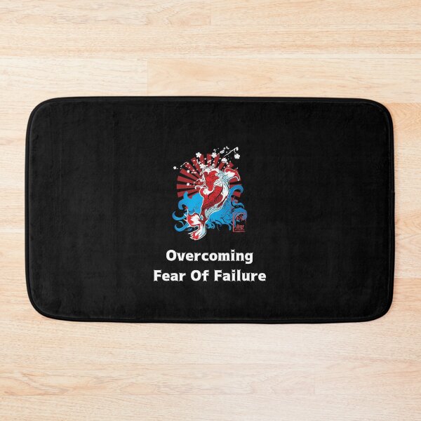 Item preview, "Overcoming Fear of Failure" Goldfish Illustration Minimalist Design designed and sold by RM-Journey.