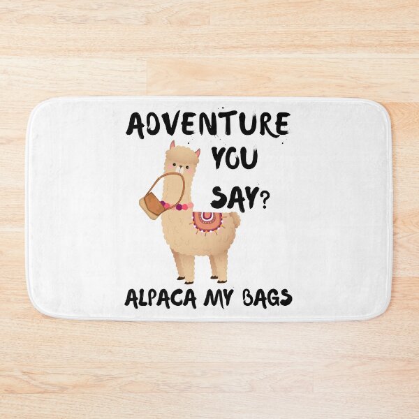 Item preview, Adventure you Say Alpaca My Bags, cute alpaca art  designed and sold by artfartzzz.