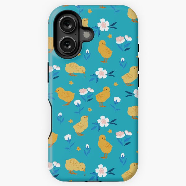 Item preview, baby chickens and flowers designed and sold by burbura.