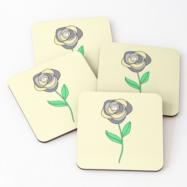 Item preview, Subtle Demigender Pride Rose designed and sold by everything4eva.