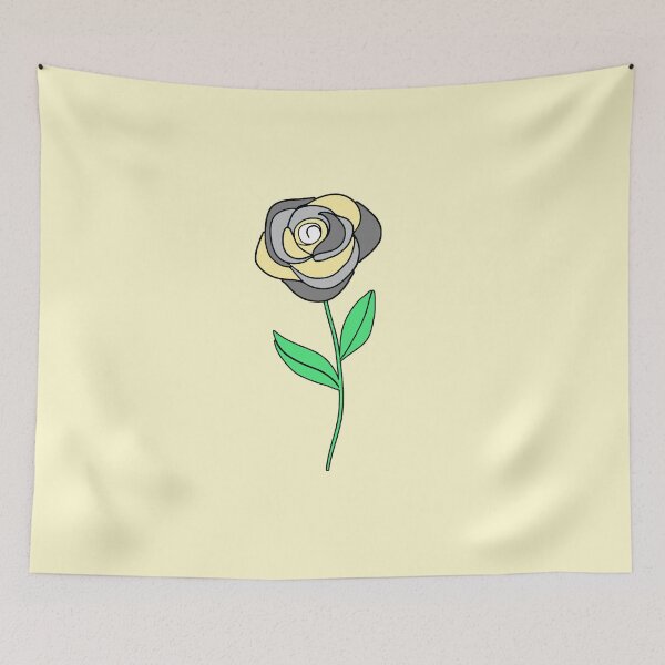 Item preview, Subtle Demigender Pride Rose designed and sold by everything4eva.