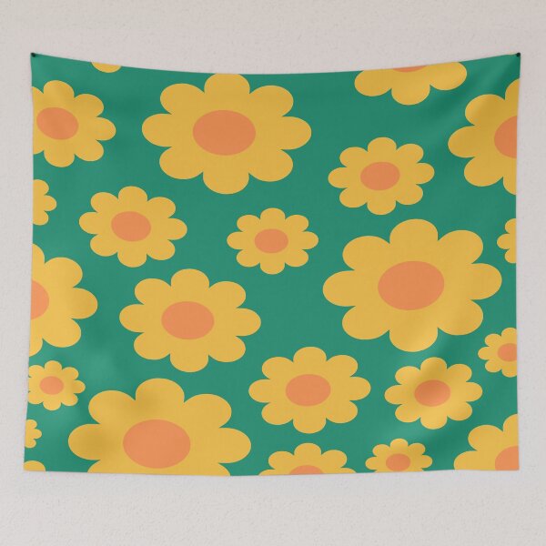 Item preview, Retro Yellow Flower Market Amsterdam - Floral designed and sold by Tamas Das.