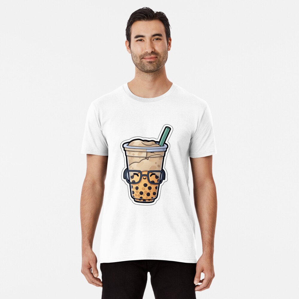 Boba milk tea with glasses Poster for Sale by c4k5llc