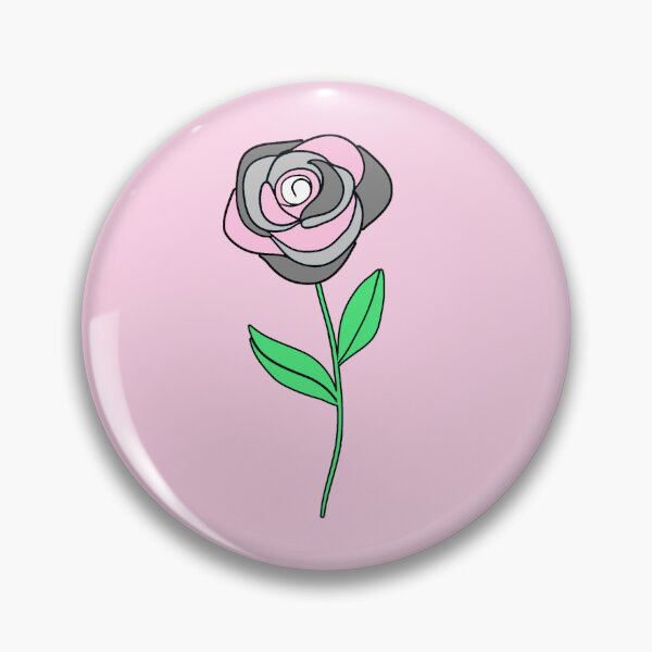 Item preview, Subtle Demigirl Pride Rose designed and sold by everything4eva.