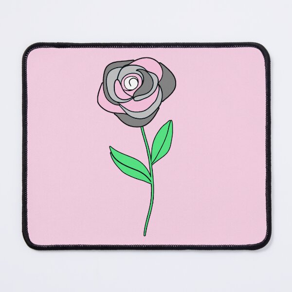 Item preview, Subtle Demigirl Pride Rose designed and sold by everything4eva.