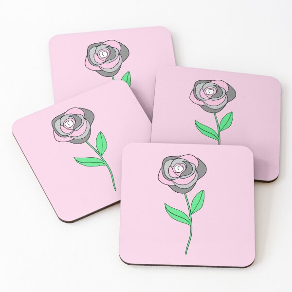 Item preview, Subtle Demigirl Pride Rose designed and sold by everything4eva.