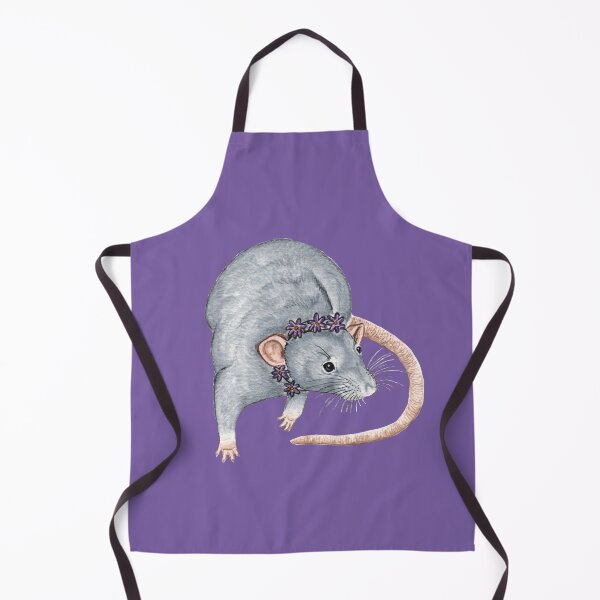 Item preview, Grey Rat with Flowers designed and sold by WolfySilver.