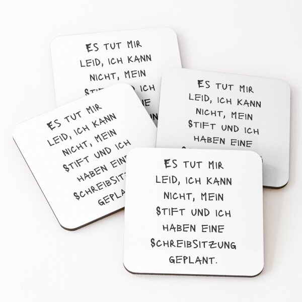 Artikelvorschau, "Es tut mir leid, ich kann nicht, mein Stift und ich habe eine Schreibsitzung geplant" Handschriftliches Schriftdesign entworfen und verkauft von RM-Journey.