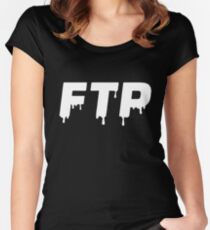 FTP Fuckthepopulation Women's Fitted Scoop T-Shirt