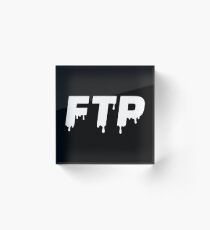 FTP Fuckthepopulation Acrylic Block