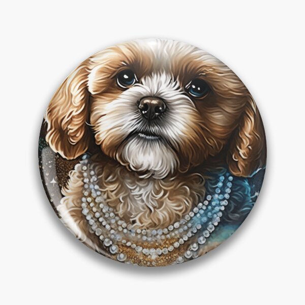 Item preview, Sparkling Cavoodle Puppy designed and sold by Nocturne  Paws.