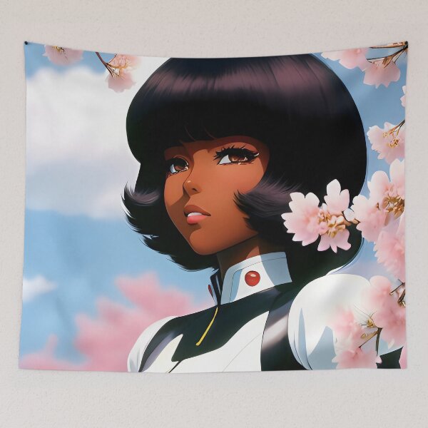 Item preview, Cherry Blossom Gworl 1 | Black Anime Girl designed and sold by blackanimemecca.