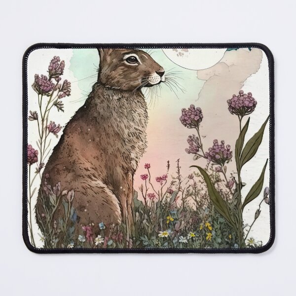 Item preview, Golden Valley Hares 07 designed and sold by artgoldenvalley.