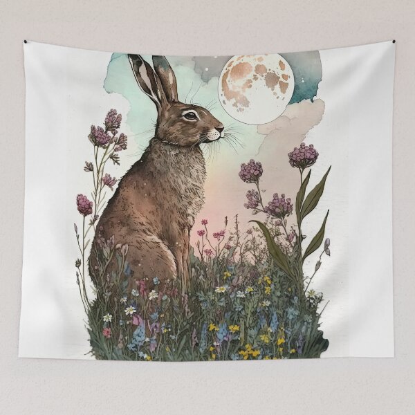 Item preview, Golden Valley Hares 07 designed and sold by artgoldenvalley.