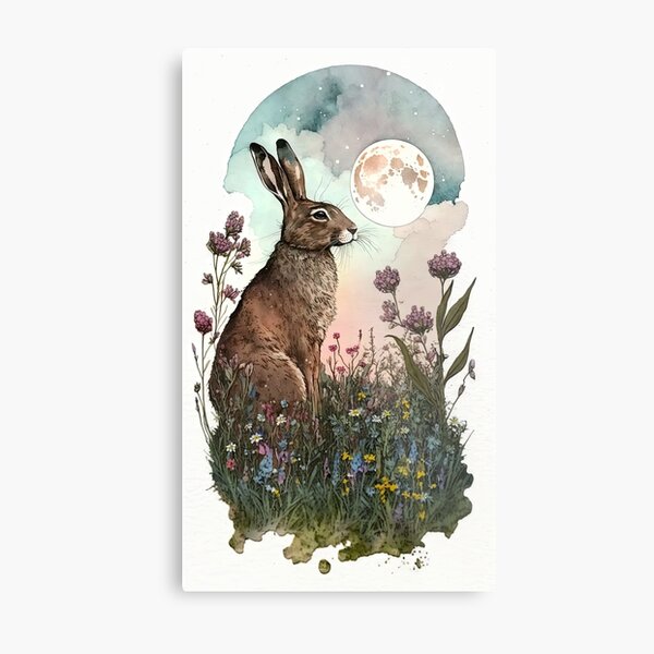 Item preview, Golden Valley Hares 07 designed and sold by artgoldenvalley.