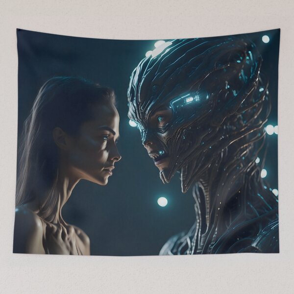 Item preview, Human and Alien contact designed and sold by magikman65.