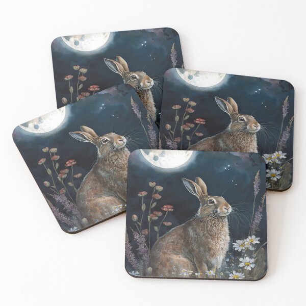 Item preview, Golden Valley Hares 09 designed and sold by artgoldenvalley.