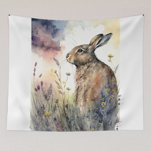 Item preview, Golden Valley Hares 10 designed and sold by artgoldenvalley.