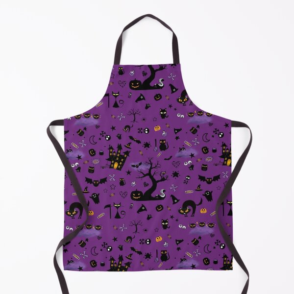 Item preview, Halloween Season Creepy Cute Black Cats Pattern designed and sold by SoccaTamam.