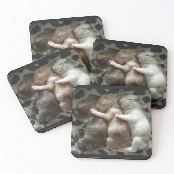 Item preview, Three Cute Baby Bunnies Sleeping designed and sold by cgroenewald.
