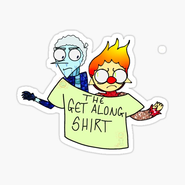 Heat Miser, Snow Miser, The Get Along Shirt Sticker