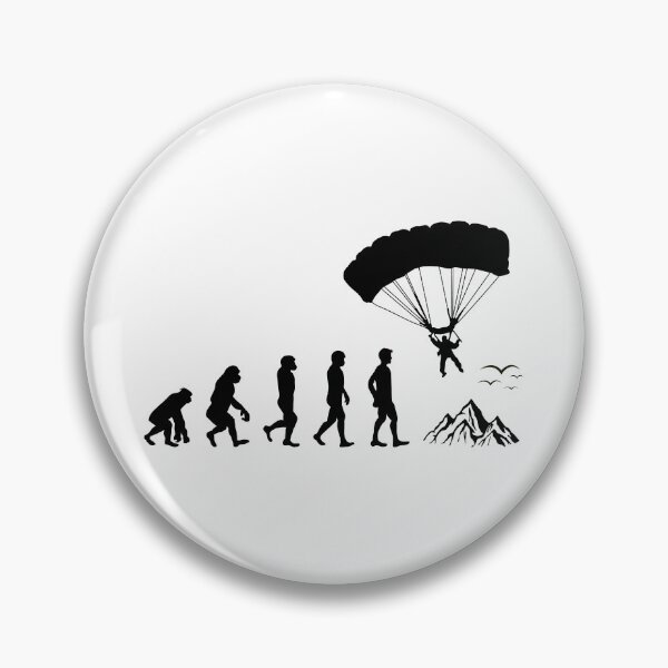 Item preview, Skydiving Skydive Skydiver Parachuting Evolution designed and sold by TastefulTees.