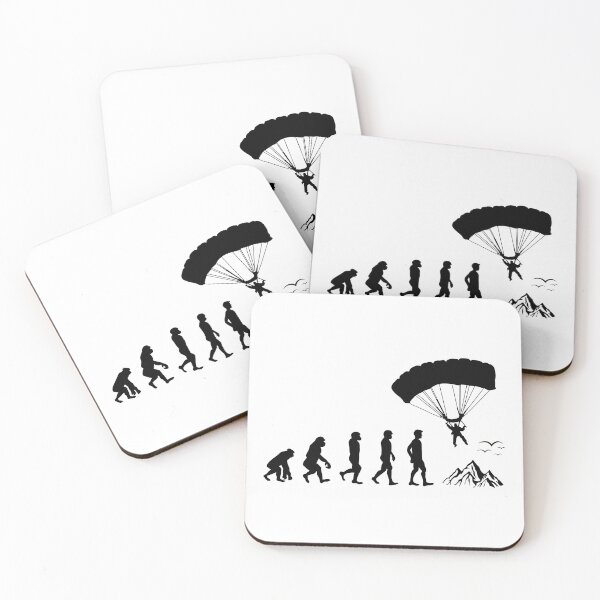 Item preview, Skydiving Skydive Skydiver Parachuting Evolution designed and sold by TastefulTees.