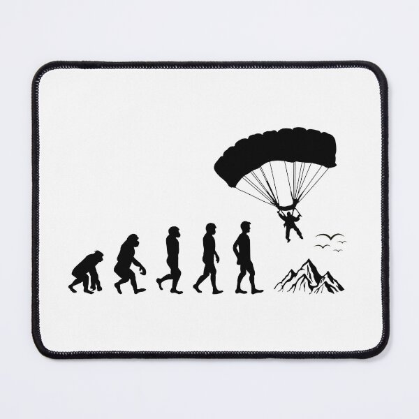 Item preview, Skydiving Skydive Skydiver Parachuting Evolution designed and sold by TastefulTees.