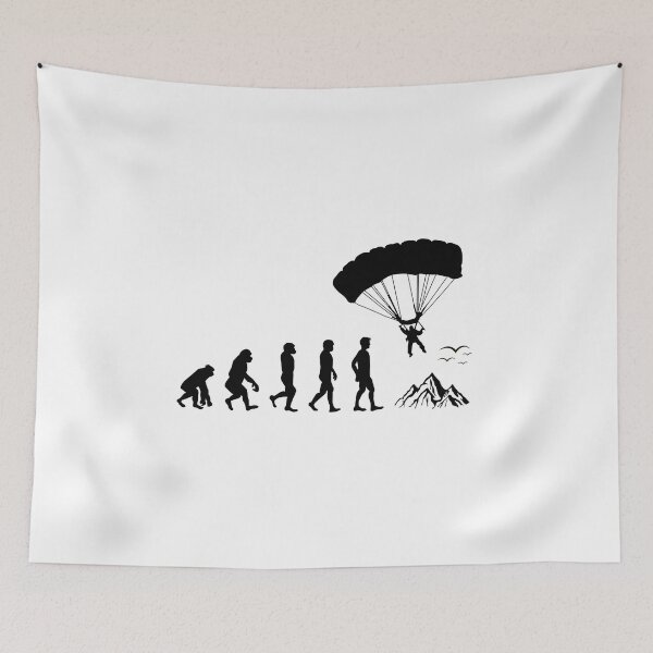 Item preview, Skydiving Skydive Skydiver Parachuting Evolution designed and sold by TastefulTees.