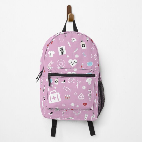 Item preview, Best Nurse Medical Elements NHS Worker Pink Pattern designed and sold by SoccaTamam.