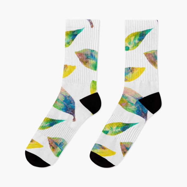 Item preview, Green Leaves Pattern - Solid Watercolor designed and sold by The Iconic Minimalist.