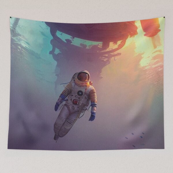 Item preview, Astronaut Diving Under His Ship designed and sold by Space-Wear.