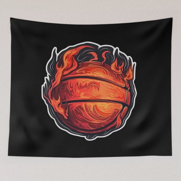 Item preview, Basketball on Fire designed and sold by c4k5llc.