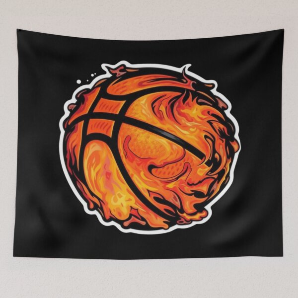Item preview, Basketball on Fire designed and sold by c4k5llc.