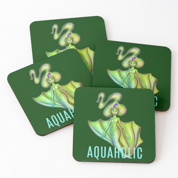 Item preview, Aquaholic Mermaid designed and sold by La Loca.