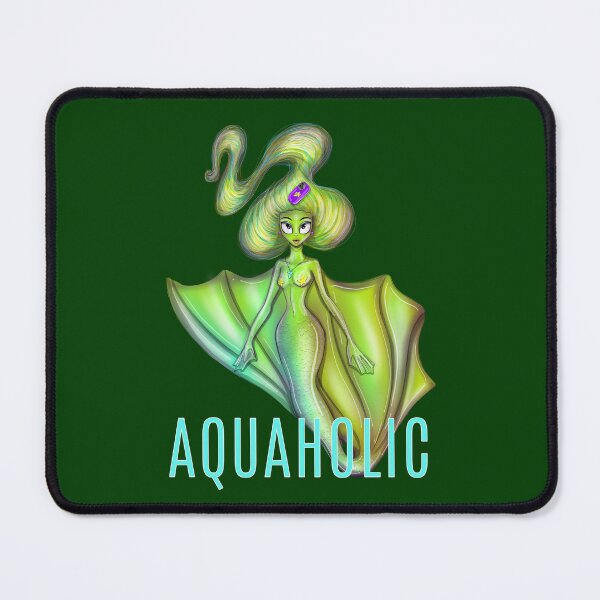 Item preview, Aquaholic Mermaid designed and sold by La Loca.