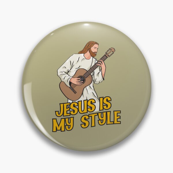 Item preview, Jesus Playing Acoustic Guitar - Jesus Is My Style designed and sold by ChristlikeMerch.