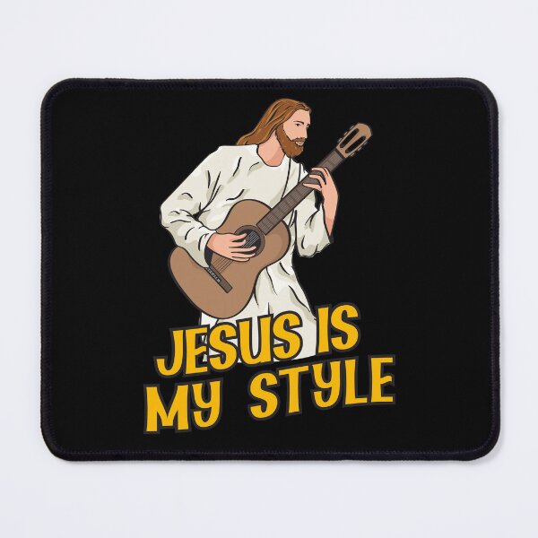 Item preview, Jesus Playing Acoustic Guitar - Jesus Is My Style designed and sold by ChristlikeMerch.
